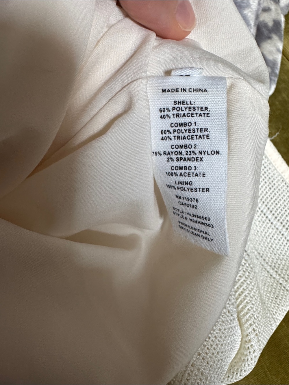 Helmut Lang White Two-Tone Midi Pencil Skirt - Picture 6 of 14